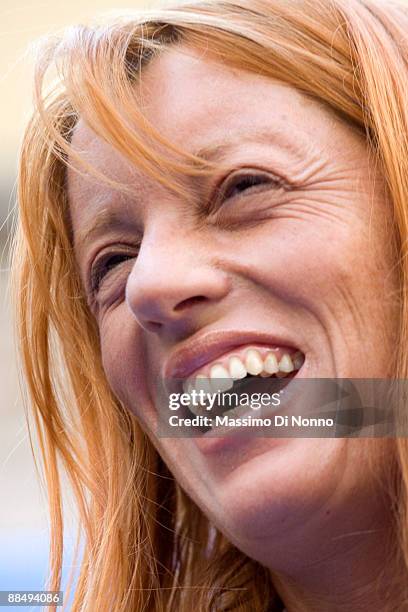 Italian Minister of Tourism Michela Brambilla attends the Political Parties Campaign For Forthcoming Italy's Administrative Elections on June 13,...