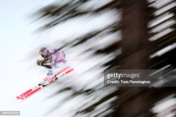 Stefan Luitz of Germany competes in the Audi Birds of Prey World Cup Men's Giant Slalom on December 3, 2017 in Beaver Creek, Colorado.