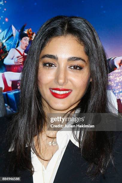 Actress of the movie Golshifteh Farahani attends "Santa & Cie" Paris Premiere at Cinema Pathe Beaugrenelle on December 3, 2017 in Paris, France.