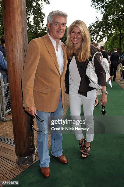 John Frieda and Avery Agnelli arrive as The McCartney Family Launches �Meat Free Monday' at Inn The Park on June 15, 2009 in London, England.