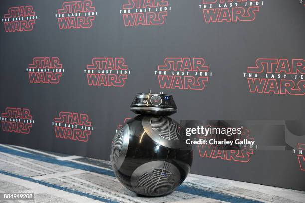 Attends the press conference for the highly anticipated Star Wars: The Last Jedi at InterContinental Los Angeles on December 3, 2017 in Los Angeles,...