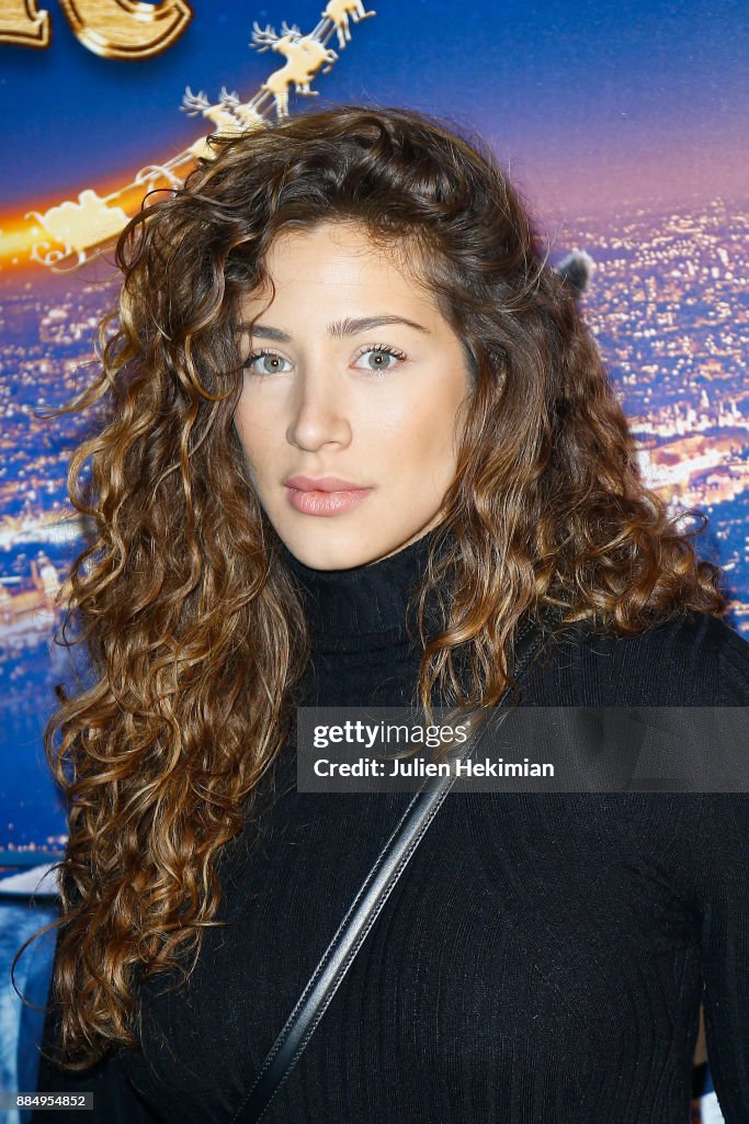 Actress Manon Azem attends "Santa & Cie" Paris Premiere at Cinema