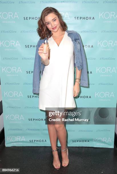 Organics personal appearance with Miranda Kerr at Sephora in Santa Monica on December 3, 2017