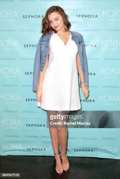 Organics personal appearance with Miranda Kerr at Sephora in Santa Monica on December 3, 2017