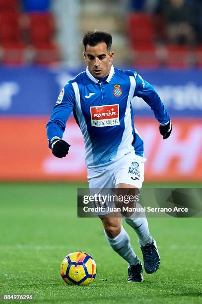 Jose Manuel Jurado Marin of RCD Espanyol controls the ball during the La Liga match between SD Eibar and RCD Espanyol at Ipurua Municipal Stadium on...