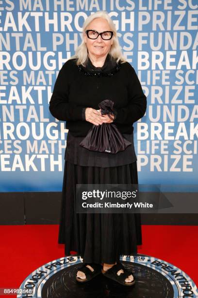Photographer Brigitte Lacombe attends the 2018 Breakthrough Prize at NASA Ames Research Center on December 3, 2017 in Mountain View, California.