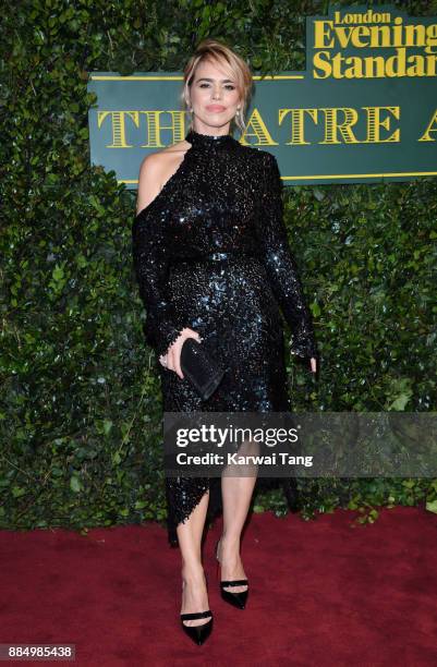 Billie Piper attends the London Evening Standard Theatre Awards at Theatre Royal on December 3, 2017 in London, England.