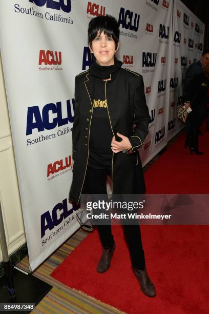 Diane Warren attends ACLU SoCal Hosts Annual Bill of Rights Dinner at the Beverly Wilshire Four Seasons Hotel on December 3, 2017 in Beverly Hills,...