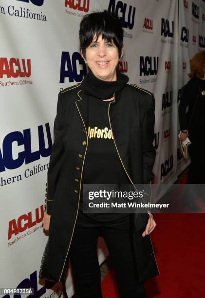 Diane Warren attends ACLU SoCal Hosts Annual Bill of Rights Dinner at the Beverly Wilshire Four Seasons Hotel on December 3, 2017 in Beverly Hills,...