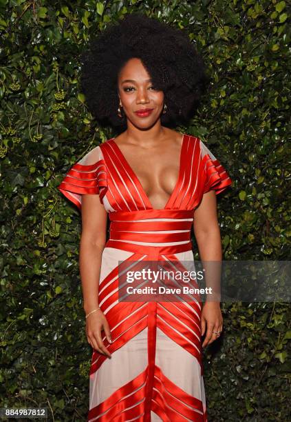 Naomi Ackie attends the London Evening Standard Theatre Awards 2017 at the Theatre Royal, Drury Lane, on December 3, 2017 in London, England.