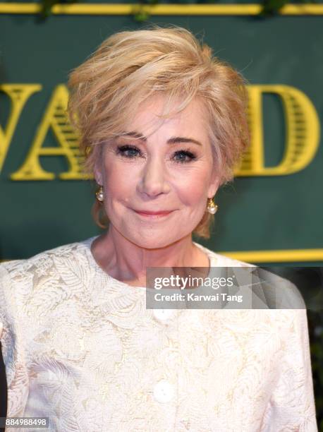 Zoe Wanamaker attends the London Evening Standard Theatre Awards at Theatre Royal on December 3, 2017 in London, England.