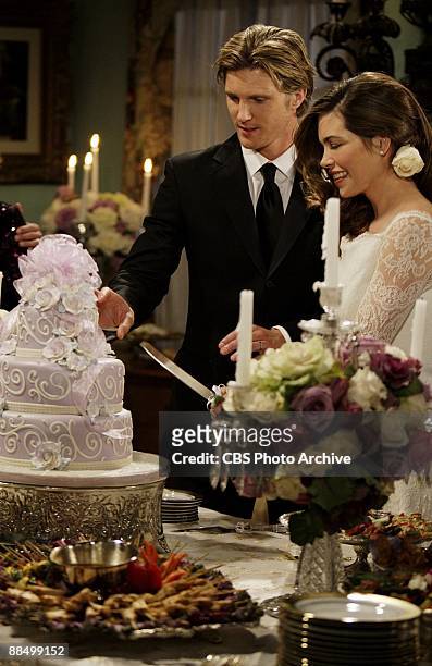 Hellstrom and Victoria Newman celebrate their wedding, on The Young And The Restless, Friday, February 8 on the CBS Television Network.