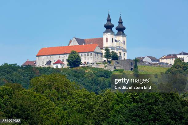 Austria, Lower Austria, A-Maria Taferl, Danube, Waldviertel, Nibelungengau, pilgrimage church, Church Zur Schmerzhaften Muttergottes, catholic...