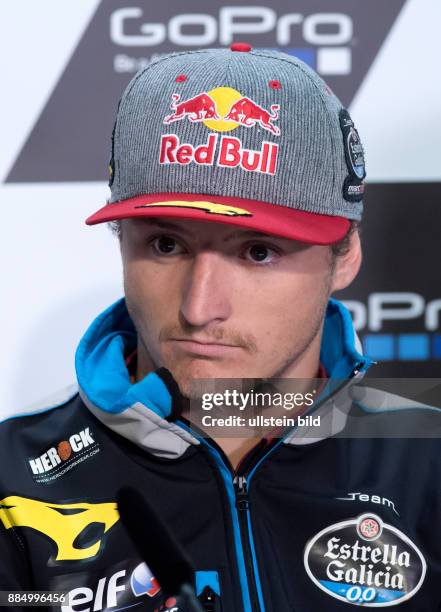 MotoGP Fahrer Jack Miller, Australien, Honda waehrend einer Pressekonferenz vor Beginn des MotoGP auf dem Sachsenring in Hohenstein-Ernstthal....