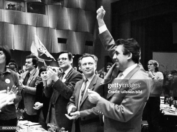 Germany, Duesseldorf: The 7th congress of the union of the Socialist German Workers Youth in 1982.