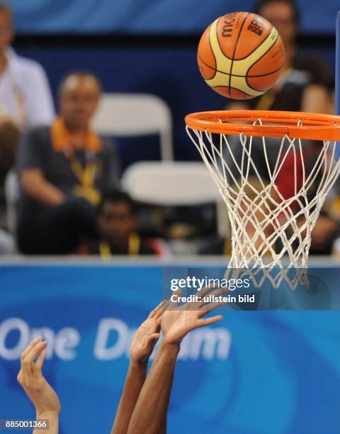 China - Peking: Olympische Spiele 2008; Basketball; Detail -