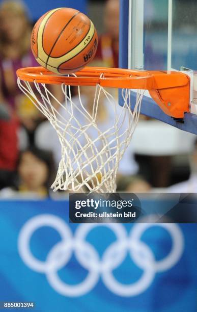 China - Peking: Olympische Spiele 2008; Basketball; Detail -