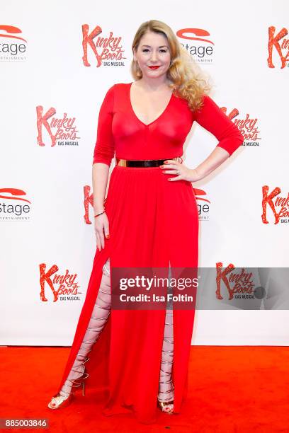 German actress Sandra Quadflieg attends the 'Kinky Boots' Musical Premiere at Stage Operettenhaus on December 3, 2017 in Hamburg, Germany.