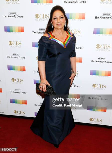 Honoree Gloria Estefan attends the 40th Kennedy Center Honors at the Kennedy Center on December 3, 2017 in Washington, DC.