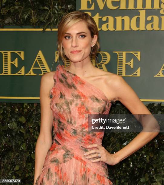 Allison Williams attends the London Evening Standard Theatre Awards at Theatre Royal on December 3, 2017 in London, England.