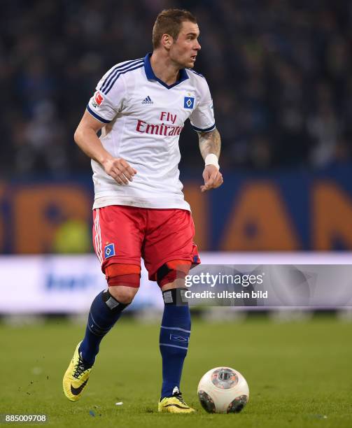 Hamburger SV - Greuther Fuerth Pierre-Michel Lasogga am Ball