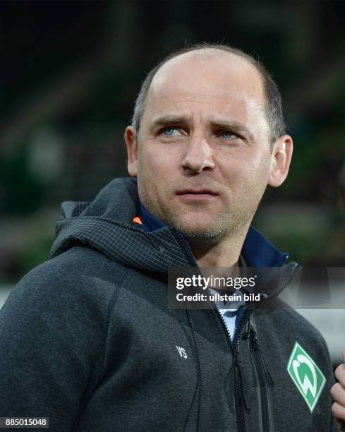 Werder Bremen - SV Darmstadt 98 Trainer Viktor Skripnik