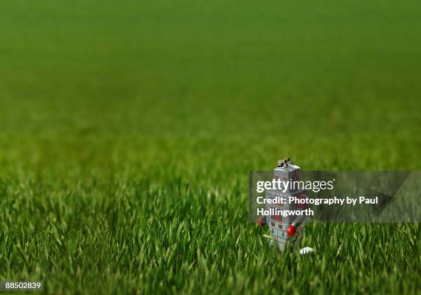 toy robot is lost in space - robot lost in space stock pictures, royalty-free photos & images