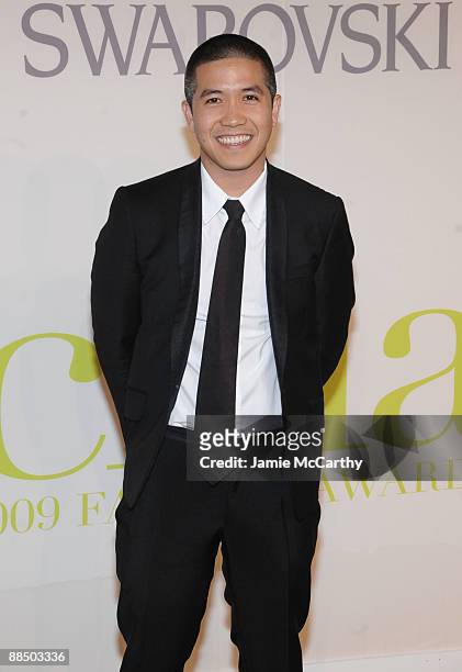 Designer Thakoon Panichgul attends the 2009 CFDA Fashion Awards at Alice Tully Hall, Lincoln Center on June 15, 2009 in New York City.