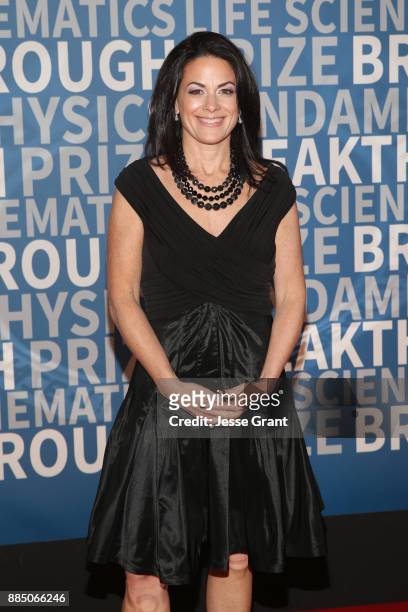 National Geographic Global Networks CEO Courteney Monroe attends the 2018 Breakthrough Prize at NASA Ames Research Center on December 3, 2017 in...