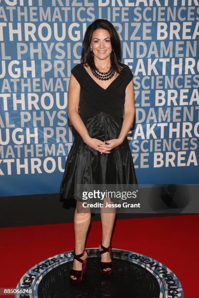 National Geographic Global Networks CEO Courteney Monroe attends the 2018 Breakthrough Prize at NASA Ames Research Center on December 3, 2017 in...