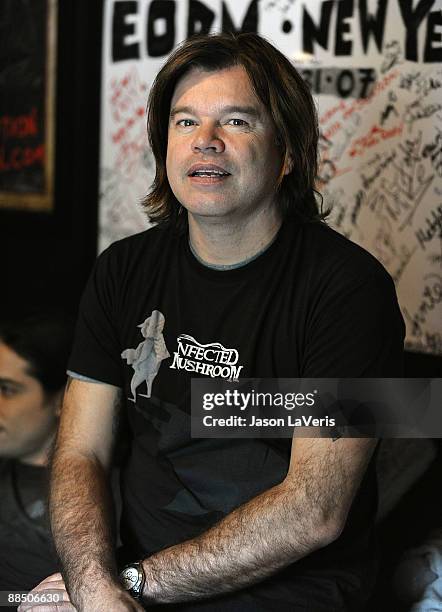 Paul Oakenfold on the set for Infected Mushroom's new video at The Roxy on June 15, 2009 in West Hollywood, California.