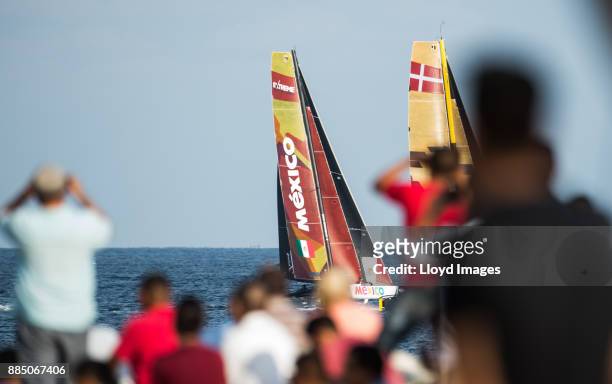 Extreme Team Mexico, skippered by Erik Brockmann and his Team mates Chris Taylor,Alex Higby ,Tom Buggy Armando NoriegaMartin Evans during the Extreme...