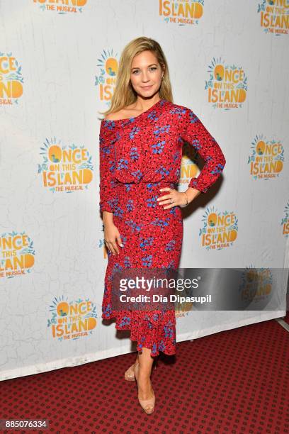 Vanessa Ray attends the "Once On This Island" Broadway Opening Night at Circle in the Square Theatre on December 3, 2017 in New York City.