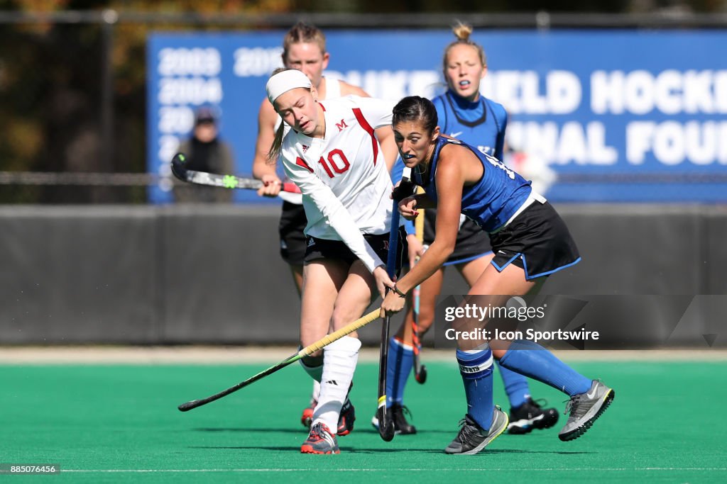 NCAA FIELD HOCKEY: NOV 11 First Round - Miami of Ohio at Duke