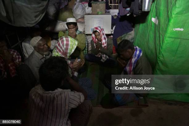 Rayeed Alam is seen during his wedding to Nur Begum, who doesn't know her age but thinks she is between 14 and 16 years old, in a Bangladesh refugee...