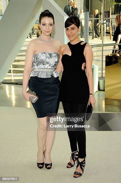 Actress Michelle Trachtenberg and designer Behnaz Sarafpour attend the 2009 CFDA Fashion Awards at Alice Tully Hall in Lincoln Center on June 15,...
