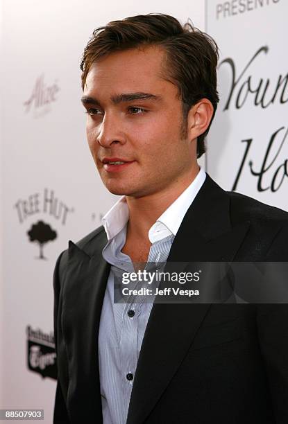 Actor Ed Westwick arrives at Hollywood Life's 11th Annual Young Hollywood Awards held at The Eli and Edythe Broad Stage on June 7, 2009 in Santa...