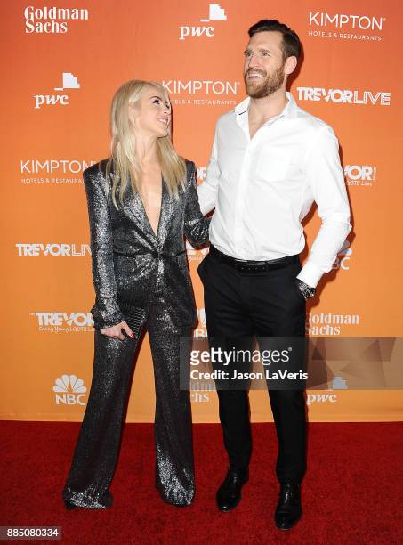Actress Julianne Hough and husband Brooks Laich attend The Trevor Project's 2017 TrevorLIVE LA at The Beverly Hilton Hotel on December 3, 2017 in...