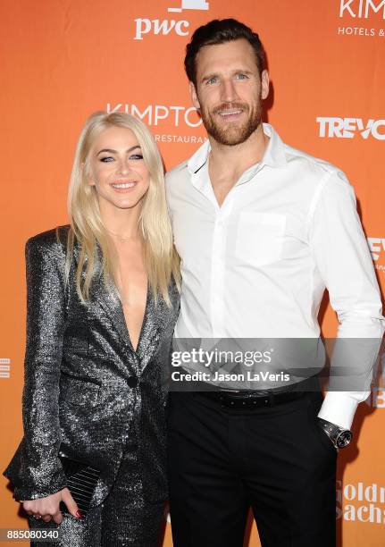 Actress Julianne Hough and husband Brooks Laich attend The Trevor Project's 2017 TrevorLIVE LA at The Beverly Hilton Hotel on December 3, 2017 in...