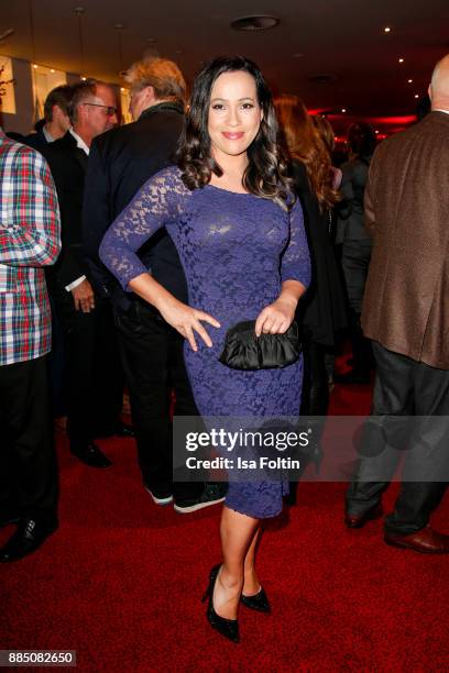 German presenter Nandini Mitra attends the 'Kinky Boots' Musical Premiere at Stage Operettenhaus on December 3, 2017 in Hamburg, Germany.