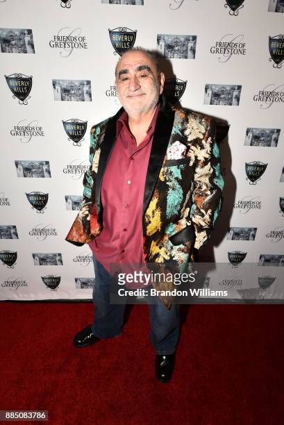 Actor Ken Davitian attends the Greystone After Dark Holiday Red Carpet Fundraiser at Greystone Mansion on December 3, 2017 in Beverly Hills,...