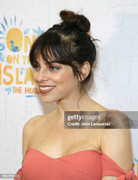 Krysta Rodriguez attneds "Once On This Island" Broadway opening night at Circle in the Square Theatre on December 3, 2017 in New York City.