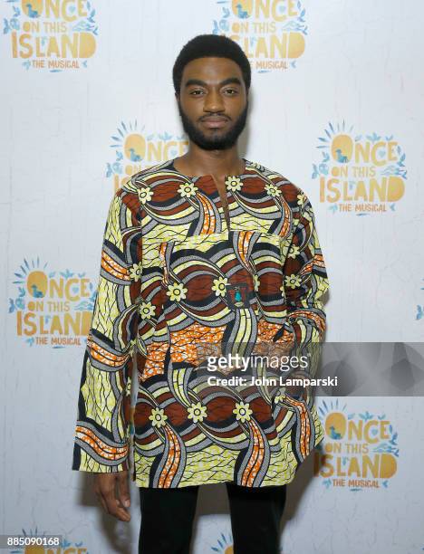 Jelani Alladin attneds "Once On This Island" Broadway opening night at Circle in the Square Theatre on December 3, 2017 in New York City.