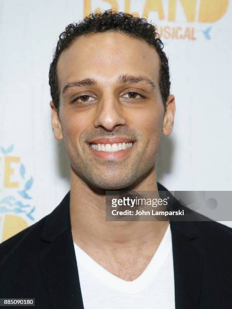 Ari'el Stachel attneds "Once On This Island" Broadway opening night at Circle in the Square Theatre on December 3, 2017 in New York City.