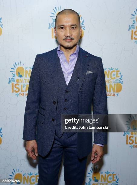 Jon Jon Briones attneds "Once On This Island" Broadway opening night at Circle in the Square Theatre on December 3, 2017 in New York City.