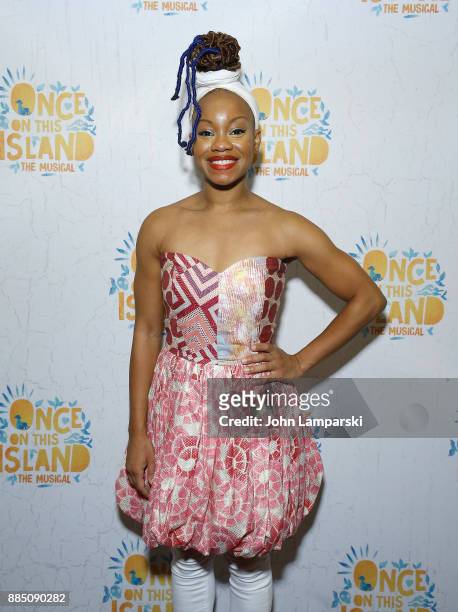 Camille A. Brown attneds "Once On This Island" Broadway opening night at Circle in the Square Theatre on December 3, 2017 in New York City.