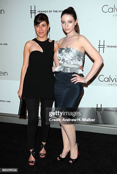 Fashion designer Behnaz Sarafpour and actress Michelle Trachtenberg attend The High Line's Opening Summer Benefit presented by Calvin Klein...