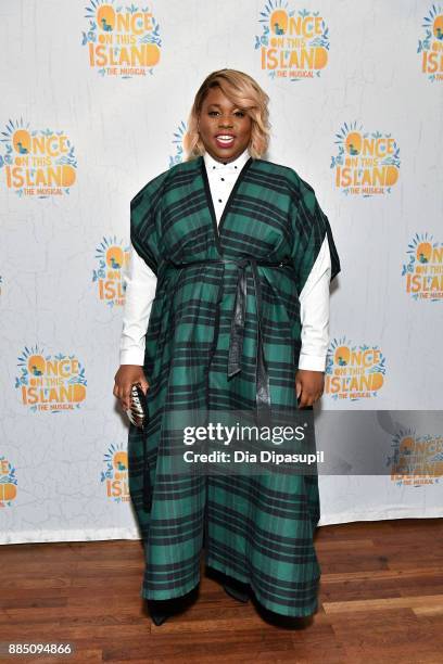 Alex Newell attends the "Once On This Island" Broadway Opening Night after party at The Copacabana Times Square on December 3, 2017 in New York City.