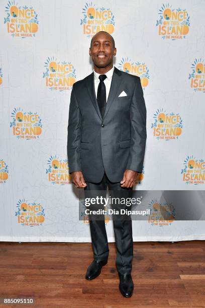 Quentin Earl Darrington attends the "Once On This Island" Broadway Opening Night after party at The Copacabana Times Square on December 3, 2017 in...