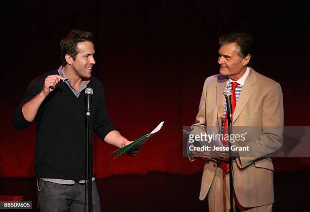 Ryan Reynolds, Fred Willard and Matthew Perry perform at the Celebrity Autobiography: In Their Own Words to benefit Loma Linda University Children�s...